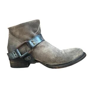 Freebird Phlow Distressed Suede Ankle Boots, Women's Size 8